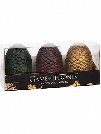Набор свечей Game of Thrones Dragon Eggs Candle 3шт
