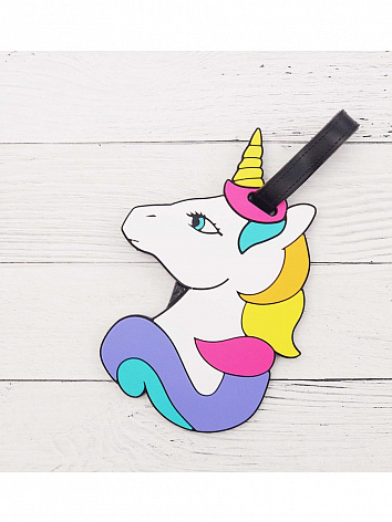 Бирка для багажа Color unicorn