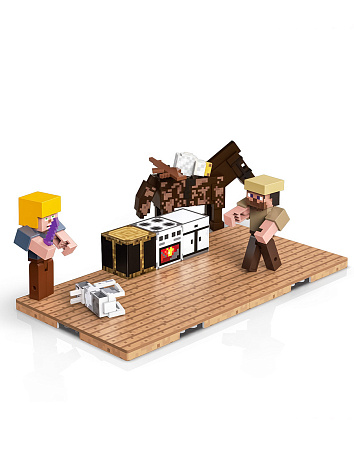Магнитный конструктор Minecraft Охота, 40 деталей