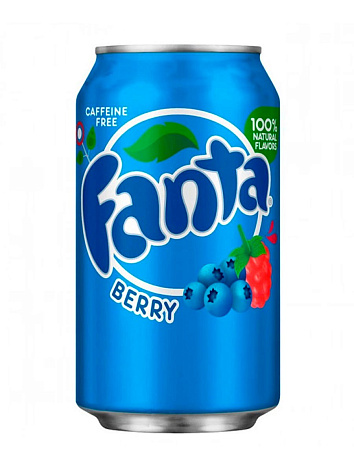 Напиток Fanta Berry Фанта Ягода 355 мл.