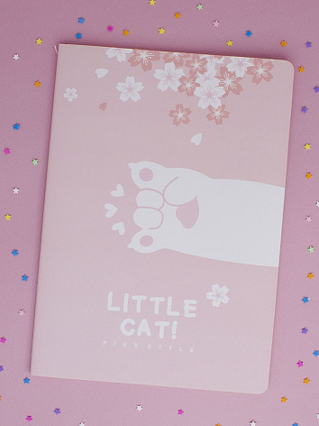 Планер Little Cat "Я тебя люблю" розовый 185х260