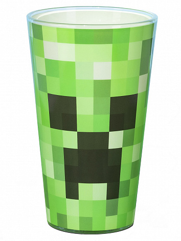 Бокал стеклянный Minecraft Creeper Glass 450 мл