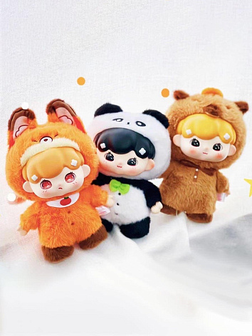 Мягкая игрушка Baby Billie Вечеринка в пижамах-кигуруми в сюрприз-боксе 20см, 1шт.