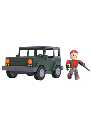Набор фигурок Roblox Роблокс фигурка с машиной Наступление Апокалипсиса, 8см