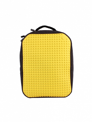 Пиксельный рюкзак большой (ортопедическая спинка) Canvas classic pixel Backpack WY-A001 Желтый