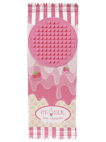 Пиксельный пенал Мороженка Wonders Teens малиново-розовый