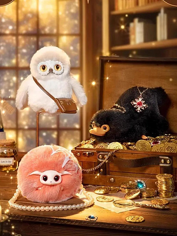 Мягкая игрушка Harry Potter Гарри Поттер Фантастические твари в сюрприз-боксе 15см, 1шт.