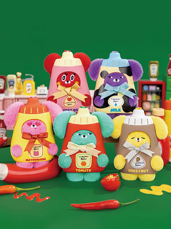 Мягкая игрушка Wasabi Bear Медведь Васаби в сюрприз-боксе, 1шт.