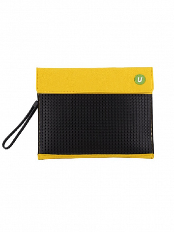 Клатч SOHO Envelope clutch WY-B010 Желтый-Черный