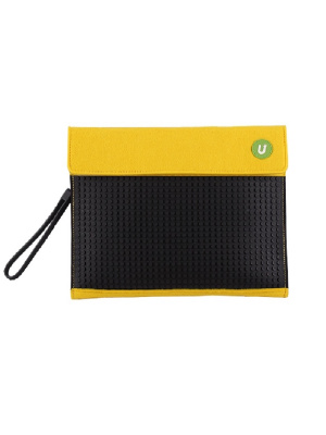 Клатч SOHO Envelope clutch WY-B010 Желтый-Черный