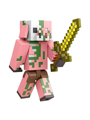 Фигурка Майнкрафт Свинозомби Minecraft серия Портал 8,5см, 1шт.
