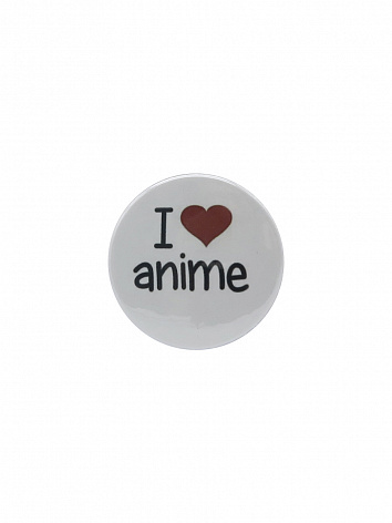 Значок Сердечко I love anime