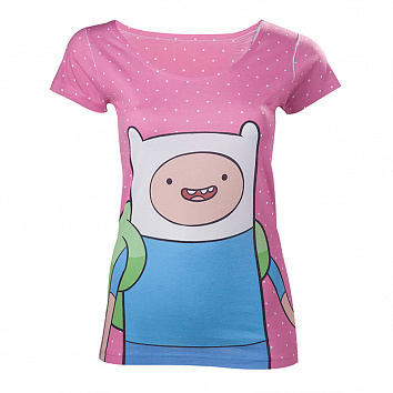 Футболка Adventure Time Finn with Dots Shirt Женская M