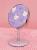 Зеркало косметическое на подставке Мишка OK фиолетовое