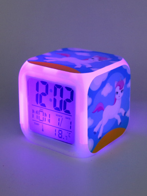 Часы-будильник Единорог с подсветкой №10