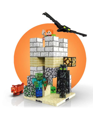 Магнитный конструктор Minecraft Дозор, 74 детали