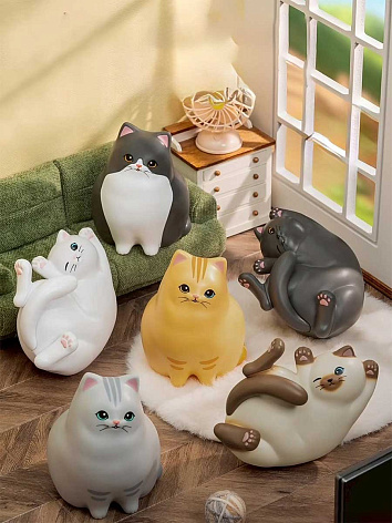 Фигурка Мяукающий звук Meowstery Sound в сюрприз боксе 8,5см, 1 шт.