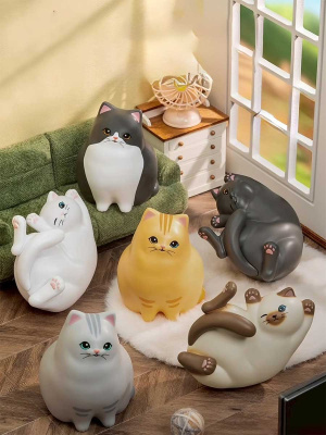 Фигурка Мяукающий звук Meowstery Sound в сюрприз боксе 8,5см, 1 шт.