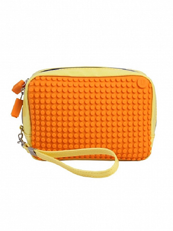 Ручная сумка Клатч Canvas Handbag WY-B003 Желтый-оранжевый