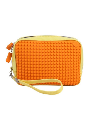 Ручная сумка Клатч Canvas Handbag WY-B003 Желтый-оранжевый