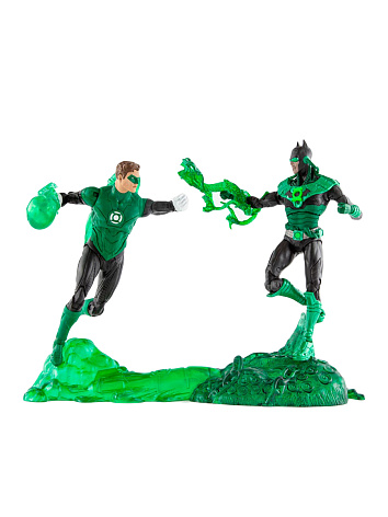 Набор фигурок DC Multiverse Batman Green lantern Hal Jordan vs Dawnbreake 18см
