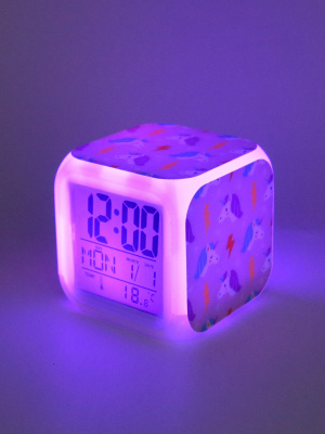 Часы-будильник Единорог с подсветкой №12