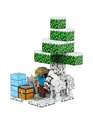 Магнитный конструктор Майнкрафт Арсенал Minecraft, 52 детали