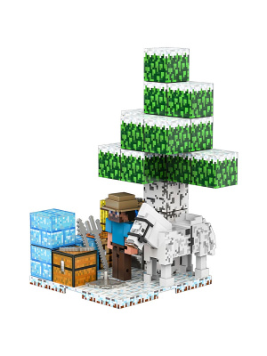 Магнитный конструктор Майнкрафт Арсенал Minecraft, 52 детали