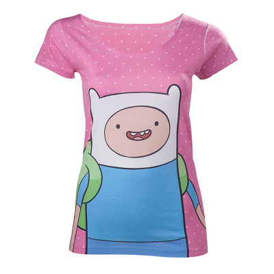 Футболка Adventure Time Finn with Dots Shirt Женская L