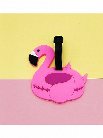 Бирка для багажа "Pink flamingo"