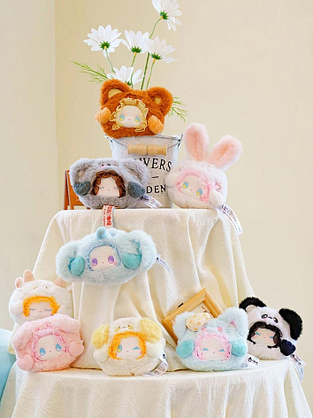 Мягкая игрушка Emma Прелестная Эмма Чаепитие в мире животных в сюрприз-боксе 9,5см, 1шт.