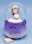 Снежный шар Magcl Волшебнца со звуком и подсветкой фиолетовый 15 см