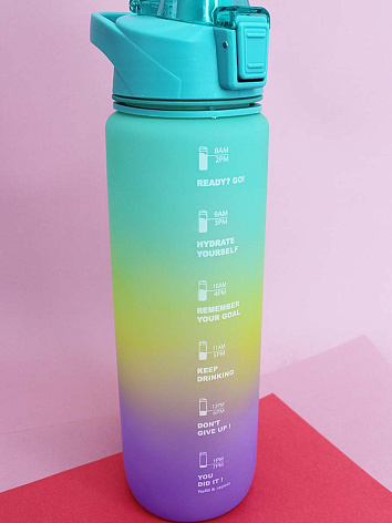 Бутылка "Rainbow", разноцветная (1000 ml)