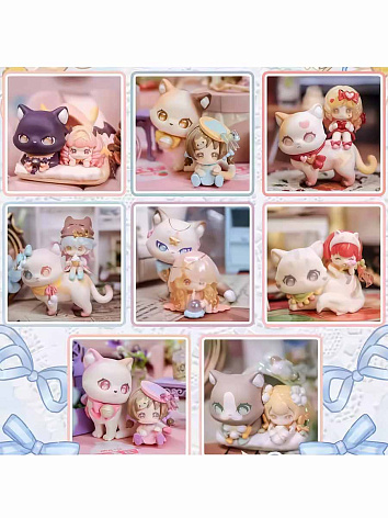 Фигурка КОШКА МОНИ: Котик с тобой CAT MONI в сюрприз-боксе 8см, 1шт.