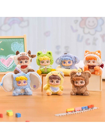 Мягкая игрушка Кью-Малыш: Детсад для животных Q.KID в сюрприз-боксе 15-17см, 1шт.