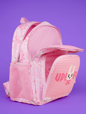 Рюкзак пиксельный Sakura Futuristic Kids School Bag U21-001 розовый