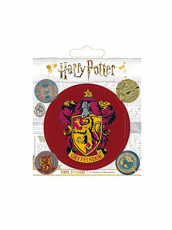 Наклейки Harry Potter (Gryffindor) Vinyl Sticker Pack