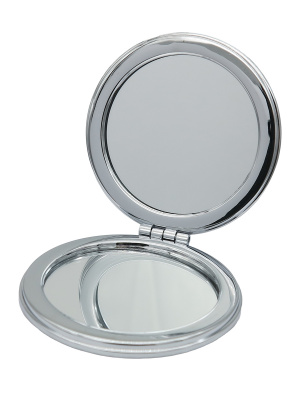 Зеркало косметическое Авокадо Couple!  складное круглое с блестками