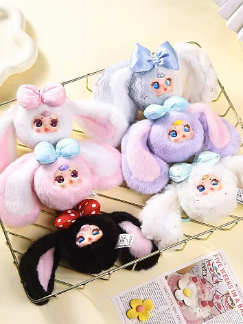 Мягкая игрушка брелок Milk Candy Сладкий Кролик в сюрприз-боксе, 1шт.