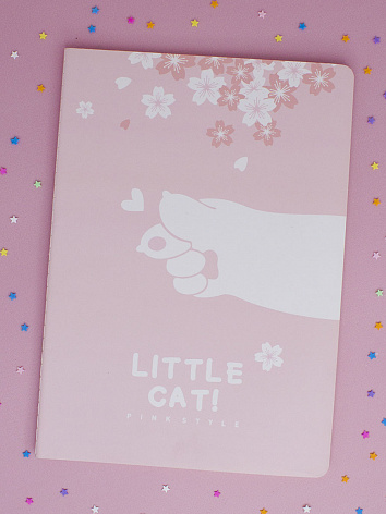Планер Little Cat Лапкой щёлк розовый 185х260