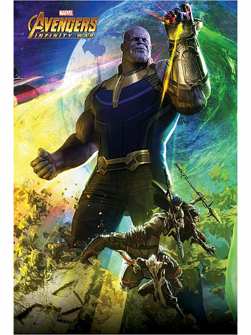 Постер Avengers Infinity War (Thanos)