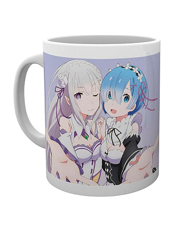 Кружка ABYstyle Gb Eye RE: Zero Mug 320 ml Rem & Emilia subli box