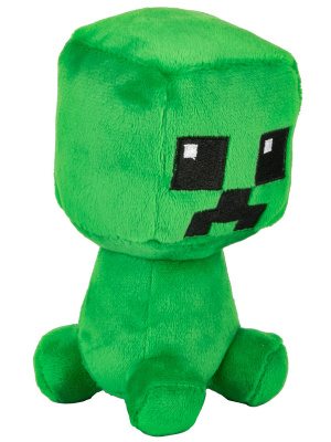Мягкая игрушка Minecraft Dungeons Mini Crafter Creeper Крипер 12см