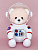 Мягкая игрушка Мишка космонавт розовый 30 см.