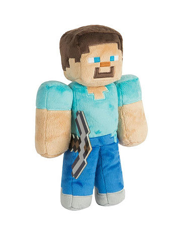 Мягкая игрушка Minecraft Steve 30 см.