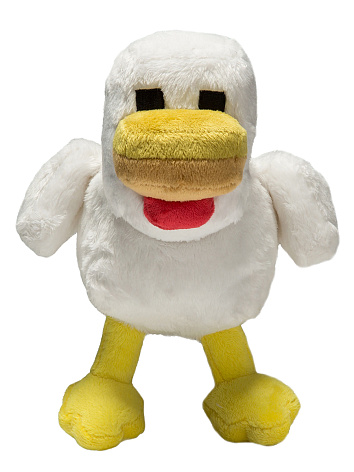 Плюшевая игрушка Майнкрафт Курица Minecraft Baby Chicken 18см