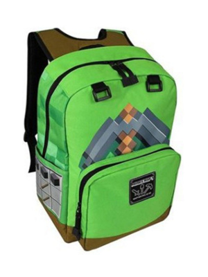 Рюкзак Minecraft Pickaxe зеленый