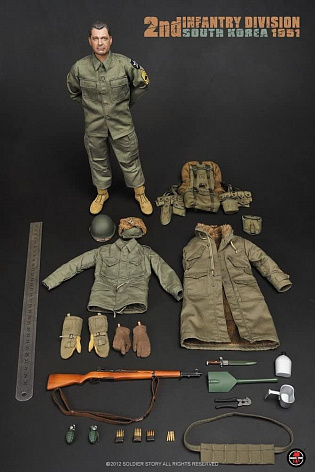 Фигурка коллекционная Nicky's Gift 1 6 Scale Box Set 2nd Infantry Division South Korea 1951 SS069