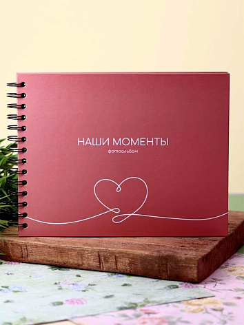 Фотоальбом "Наши моменты" (24,5 х 19 см)