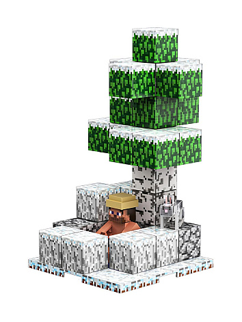 Магнитный конструктор Майнкрафт Горячий источник Minecraft, 39 деталей